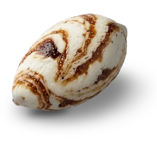 Bola de gelat artesanal de figues fresques